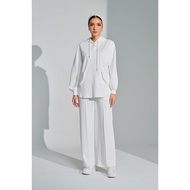 SHE DAZZLE Ae-ri Pullover Hoodie Set In Off White