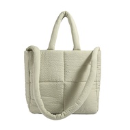 Puffer Tote Bag Large Quilted Crossbody Bag Lightweight Hobo Bag Soft Padded Pillow Shopper Bag for 