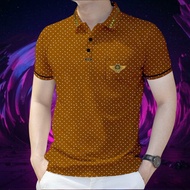 Polo shirt for men, youthful polka dot style men's fashion polo shirt - PL103