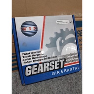 GEAR SET RX-KING 428H-110L-14T-37T (WIN)