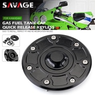 Gas Fuel Tank Cap For KAWASAKI NINJA 500R ZX6R ZX9R ZR7 ZZR 1100 600 ZRX 400 ZXR 750 ZEPHYR GPZ500 M