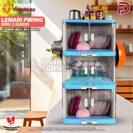 Lemari Piring Fawsline - Rak Piring Plastik Lemari Piring Fawsline Rak Piring Dapur dengan Tempat Se