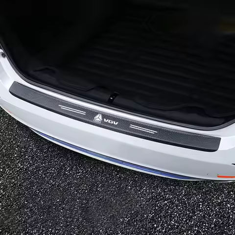 Carbon Fiber Car Stickers Door Sill Protector Bumper Protection Tape For VGV VX7 U70Pro U75PLUS U75