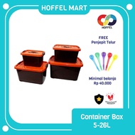 HOFFEL Plastic Container Box 5L 10L 16L 26L Samir - Multipurpose Storage Place Storage Box