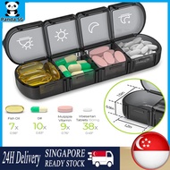 Medicine pill box Portable Three Meals Portable Medicine Case Weekly Travel Pill Case Health Medicine Care Organizer