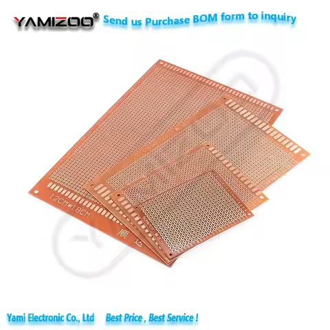 1~2pcs Single-Sided PCB Circuit Board 9X 150K Hole Spacing 2.54Mm Electric Wood 5X 70K 18X30cm