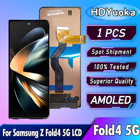 Super AMOLED For Samsung Z Fold4 5G LCD Display Touch Screen Digitizer For Samsung Z Fold 4 5G LCD F