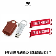 Flashdisk Kulit Rantai Usb 2.0 4G 8Gb 16Gb 32Gb Real Capacity Custom