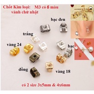 10-50 tails rectangular metal earrings