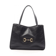 【二手】Gucci GUCCI 馬銜扣手提包 1955 623694 黑色皮革 馬銜扣 1955 手提包 女士 二手 A