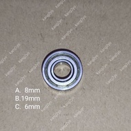 Galas berkelajuan tinggi BEARING 高速轴承 696Z 696ZZ 697Z 698Z 698ZZ (1pcs) 轴承