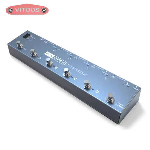 vitoos VMPS-4 loopswitcher isolated power supply built in pedal channel switch guitar bass effect pr