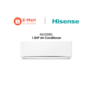 Hisense Air Conditioner Non Inverter + ionizer Wall Split Type R32 AN-DBG Series 1.0hp Air Cond