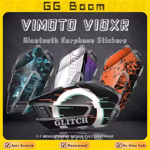 Motorcycle Helmet Bluetooth Earphones Sticker For VIMOTO XR V10XR vimoto xr v10xr Headset Colorful D