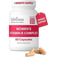 Women's Vitamin B Complex | Promotes Energy, Brain & Heart port | Vitamin B1, B2, B3, B5, B6, B7, B8