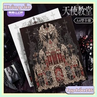 [ORD] Gothic vibe card binder A4, A5 - Binder for cards with rounded corners for postcards and poste