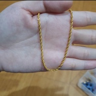 Kalung emas asli kadar 875 klasik hadiah ultah