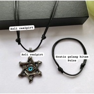 MATA 1 eye star necklace // y2k star necklace // star necklace
