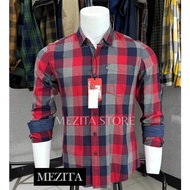 MERAH KEMEJA Cardinal J1991 Red Shirt