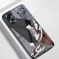(U 409) Case Kaca Glossy OPPO A58 - Casing Hp OPPO A58 - Softcase Kaca Glossy OPPO A58 - Casing Can