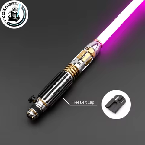 TXQSABER Mace Windu New Replica Lightsaber Infinite Colors Sounds Change Metal Hilt Pixel Laser Swor