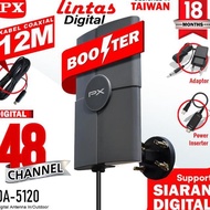 Px Digital Tv Antenna Px Da5120 12M Cable Outdoor Booster 48 24 Month Warranty Designed in Taiwan