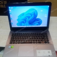 laptop Asus A442 Intel core i5 gen 8 ram 8 gb SSD 256 Nvidia 2gb