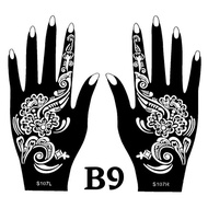 Sticker inai / Sticker Henna / Henna Stencil / Mehndi Stencil NEW DESIGN