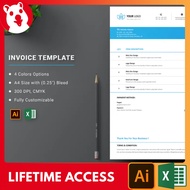 Printable Invoice Template - Excel editable