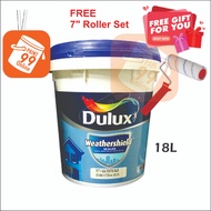 🔥OFFER PRICE🔥18L ICI Dulux Paint Weathershield Sealer 18177 ( FREE 7" ROLLER SET ) Sealer Luar Dinding Rumah