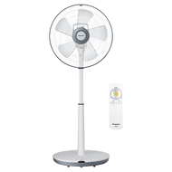Panasonic 14吋五片扇葉ECO智能溫控微電腦DC立扇 附遙控器 可遙控 F-S14DMD