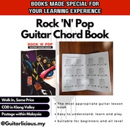 Rock 'N' Pop Guitar Chord Book , music book beginner self learning chord book for guitar