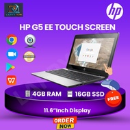 (Touch Screen) HP Chromebook 11 G5 || Intel Celeron N3060 || RAM 4GB SSD 16GB || 11.6" HD Laptop