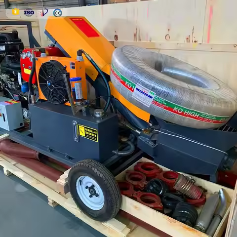 YG Customized Mobile Diesel Concrete Pumps Diesel Mini Diesel Concrete Pump, Pumping Device For 24m 