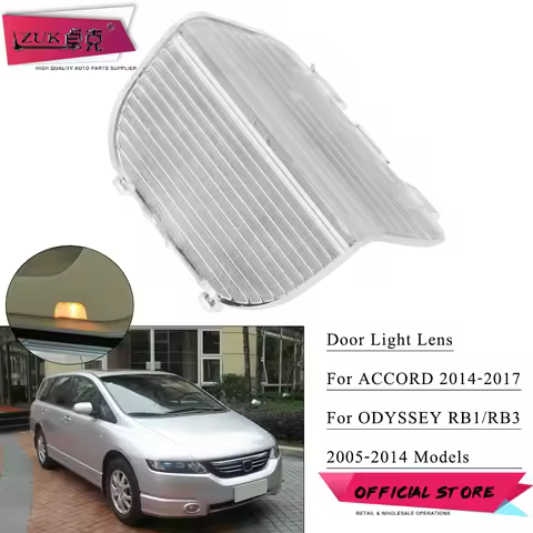 ZUK Car Courtesy Lamp Lens Door Light Cover For HONDA ODYSSEY 2005-2013 RB1 RB3 ACCORD CR1 2014-2017