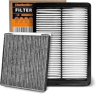 Cabin Engine Air Filter with Activated Carbon Kit for Telluride (2020-2024), Santa Fe 2.0L 2.4L (201