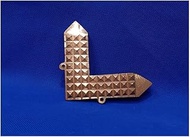 Rudrashiv Blessing Copper L Patti Strip for Missing and Extended Corners Correction (3.5 Inch) (110 