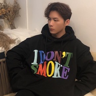 M-7XL men hoodie Men's Clothing Trendy rainbow printing loose oversize hip hop hooded sweater Oversi