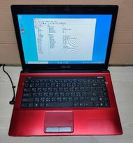 華碩ASUS A43S 14吋 i5-2410M 8G 256gSSD+500gHD GT540M(紅)