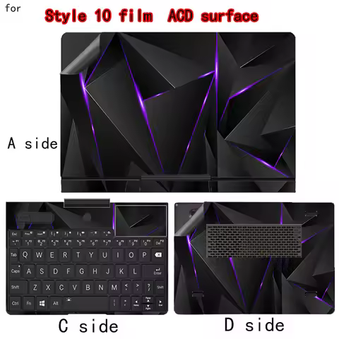 Customized skin film for GPD Pocket 4/Pocket 3 laptop for GPD Win Mini 7 2023, 2024, 2025 no cut vin