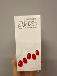 新年大紅色❤️ 韓國製 Dashing diva gel甲貼 指甲貼紙 glaze gel nail