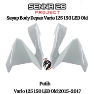 Cover RL fr front wing body front side vario 125 150 led old K59 right Glossy WhiteKiri set