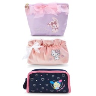 Sanrio 日本正版 化妝包 (平成/蝴蝶結) Usahana Charmmy Kitty Bonbonribbon 蹦蹦兔