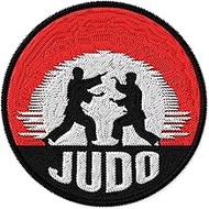Judo Patch Embroidered Iron on Patches for Clothes Backpacks Bags Jeans Jackets Size 3" ID45095