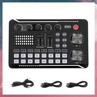 (F B S V)F998 Sound Card Microphone Sound Audio Interface Mixer Sound Card Mixing Console Amplifier 