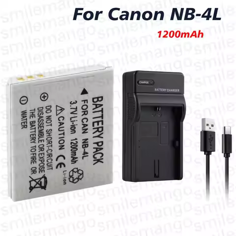 NB-4L NB 4L NB4L Battery 1200mah for Canon IXUS 30 40 50 55 60 65 80 100 I20 110 115 120 130 IS 117 
