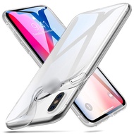 Ultra Thin HD Transparent Soft TPU Case for Compatible for IPhone 16 15 14 13 12 11 Pro Max Plus 16e