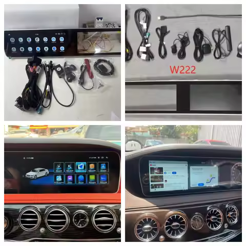 12.3 Inch Stereo Carplay For Mercedes Benz S Class W222 NTG5 Car GPS Navigation Head Unit Multimedia