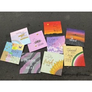 Message canvas picture frame 50x50cm