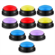 (LAA1) 8 PCS Answer Buzzers Button Answer Buzzer Game Show Buzzer Recordable Button Classroom Buzzer